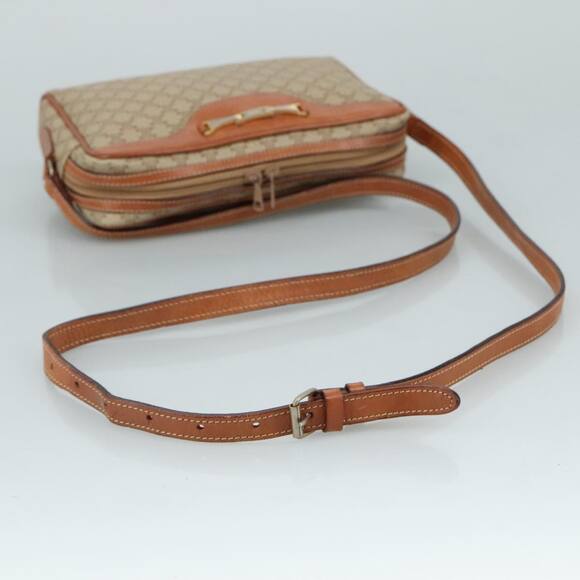 CELINE Macadam Canvas Shoulder Bag Beige - Picture 7 of 12